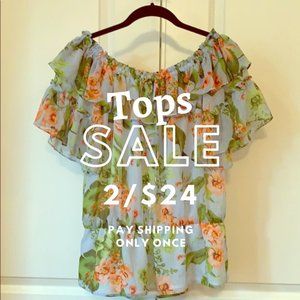 2/$24 Sale on Tops